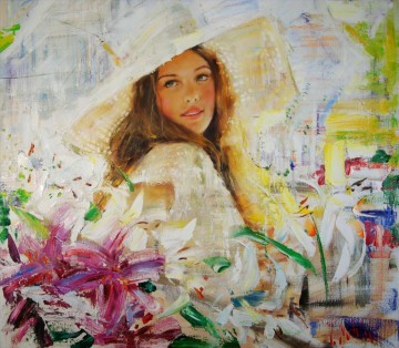 Mujer Painting - Mujer bonita 47 Impresionista